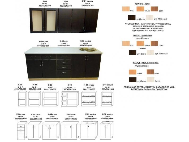 кухонный гарнитур прямой в Белгороде