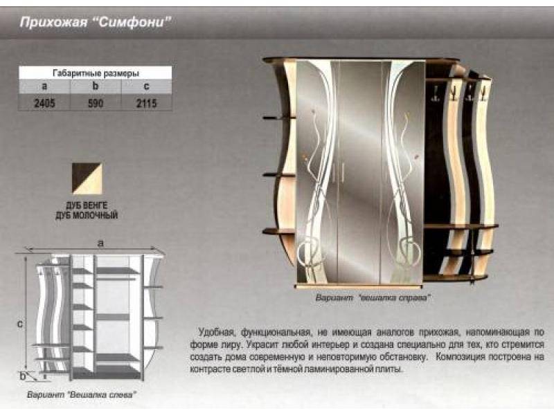 прихожая прямая симфони в Белгороде