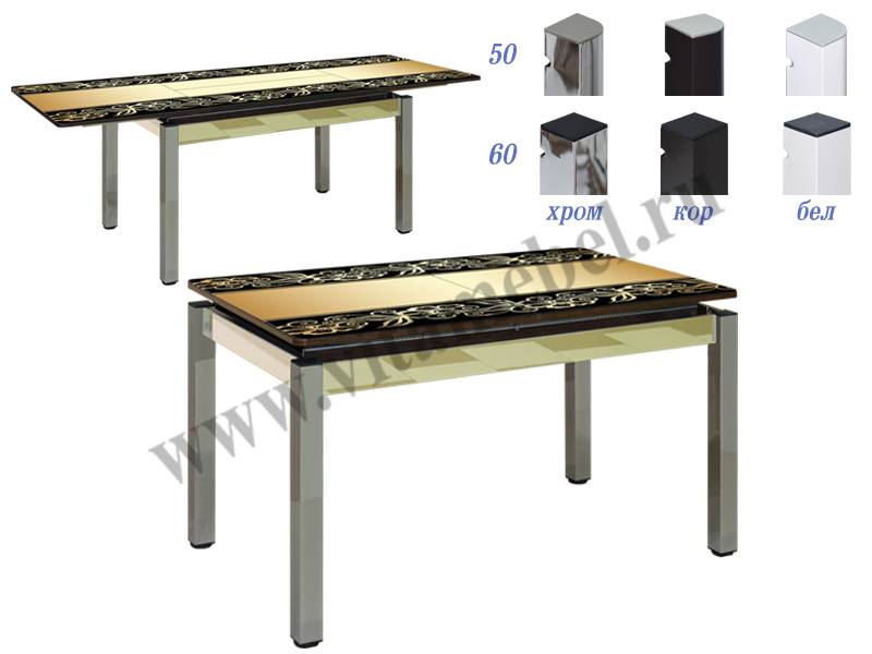стол 25 раздвижной с фотопечатью в Белгороде