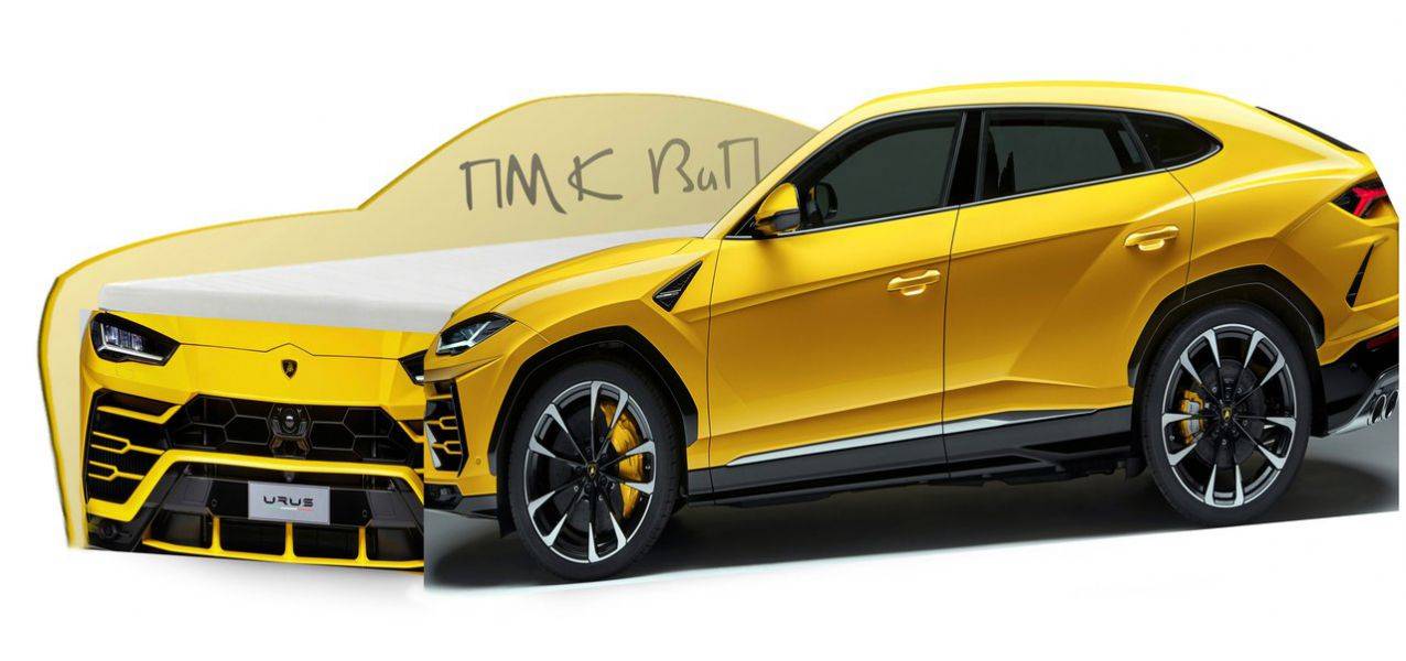 кровать-машинка lamborghini urus в Белгороде