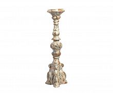 подсвечник фигурный бежевый состаренный на 1 свечу antique blue, 49,5 см в Белгороде