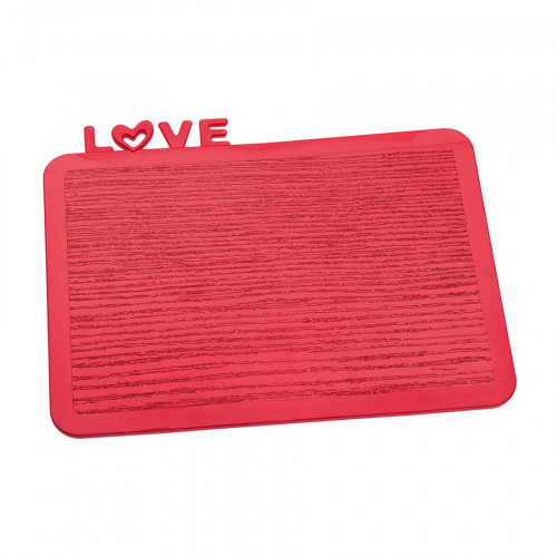 разделочная доска happy board love, красная в Белгороде