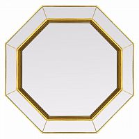 зеркало золотое венецианское восьмиугольное espresso gold в Белгороде