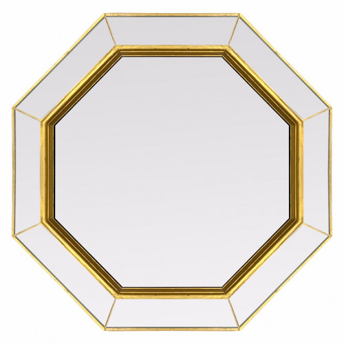 зеркало золотое венецианское восьмиугольное espresso gold в Белгороде