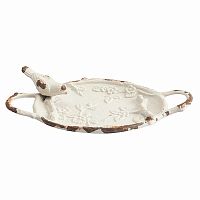 декоративное блюдо pewter dish серое в Белгороде