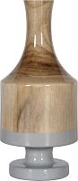 ваза настольная rustic chic wood grey в Белгороде