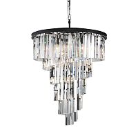 люстра helix clear от delight collection прозрачная/черная в Белгороде