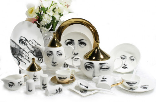 столовый сервиз пьеро форназетти golden faces в Белгороде