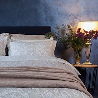 комплект постельного белья decoflux сатин 1.5 спальный victoria ivory в Белгороде