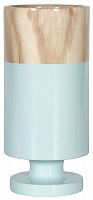 ваза настольная rustic chic tube wood blue в Белгороде