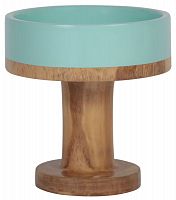 ваза настольная rustic chic bowl blue wood в Белгороде