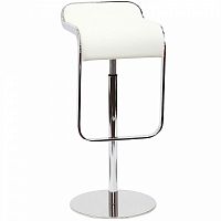 барный стул lem style piston stool белая кожа в Белгороде