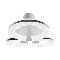 потолочный светодиодный светильник idlamp jenevra 397/3pf-ledwhitechrome в Белгороде