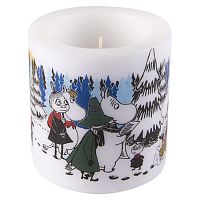 свеча большая moomin зимний лес, 8 см в Белгороде