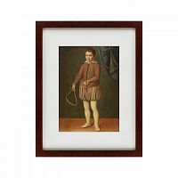 картина: portrait of a boy holding a tennis racket and ball, 1600 в Белгороде