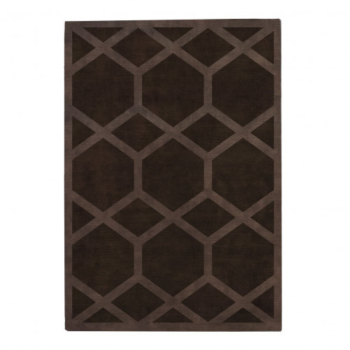 ковер ashton cocoa coffe 120x170 коричневый в Белгороде