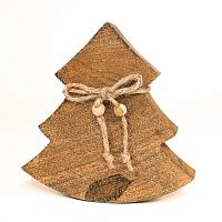 украшение новогоднее ель деревянная wooden tree, 15х14х2,5 см в Белгороде