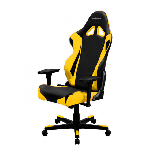 кресло геймерское dxracer racing re0 черно-желтое в Белгороде