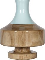 ваза настольная rustic chic vase blue wood в Белгороде