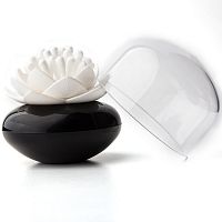 контейнер для хранения ватных палочек lotus черный-белый в Белгороде