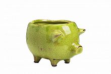 цветочный горшок pig planter зеленый в Белгороде