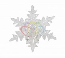 фигура светодиодная на присоске снежинка морозко, rgb в Белгороде