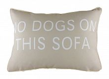 подушка с надписью no dogs on this sofa в Белгороде