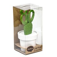 ножницы cactus с держателем, белые с зеленым в Белгороде