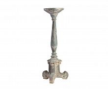 подсвечник фигурный голубой состаренный на 1 свечу antique blue finish, 61 см в Белгороде