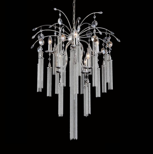 подвесная люстра crystal lux ethno sp8 хром в Белгороде