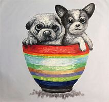картина маслом маленькие друзья в Белгороде