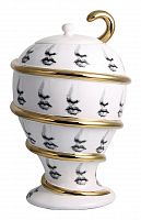 декоративная ваза с крышкой пьеро форназетти serpentino gold в Белгороде