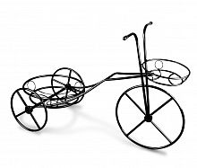 Подставка для цветов Velosiped малый чёрный