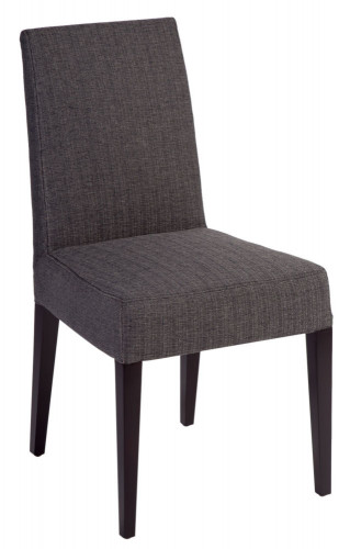 стул aylso dining chair кожа тёмно-серая в Белгороде