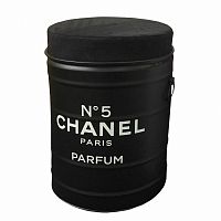 декоративная бочка-пуф chanel №5 black m в Белгороде