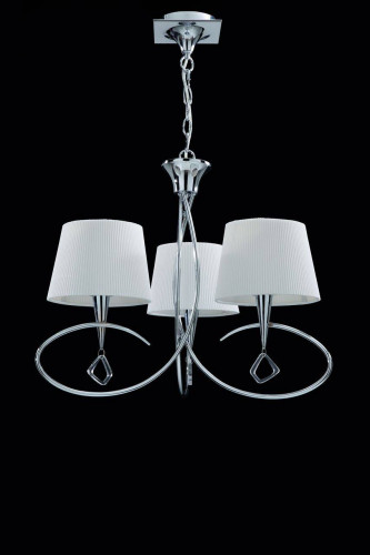 подвесная люстра mantra mara chrome - white 1640 в Белгороде
