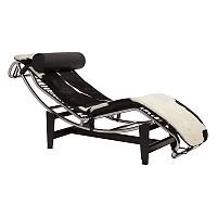 шезлонг chaise longue lc4 черно-белый в Белгороде