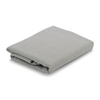 простыня из стираного льна серого цвета essential 240х270 в Белгороде