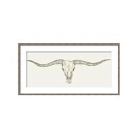 постер western skull mount коричневый в Белгороде