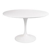 стол eero saarinen style tulip table mdf d110 глянцевый белый в Белгороде