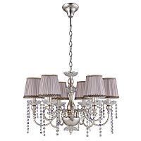 подвесная люстра crystal lux alegria sp6 silver-brown в Белгороде