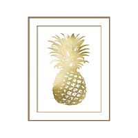 постер gold pineapple золотой в Белгороде