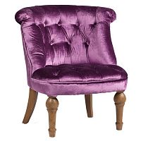 кресло sophie tufted slipper chair сиреневое в Белгороде