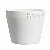 цветочный горшок happy белый в Белгороде
