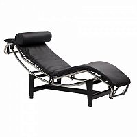 шезлонг chaise longue lc4 черный в Белгороде