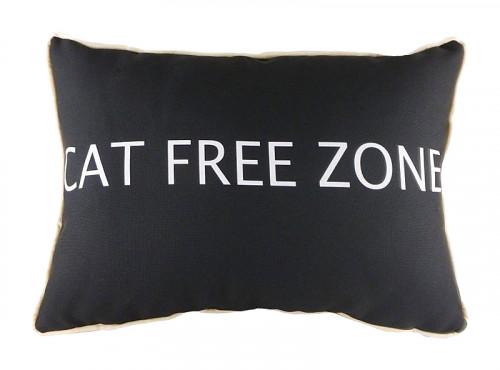 подушка с надписью cat free zone в Белгороде