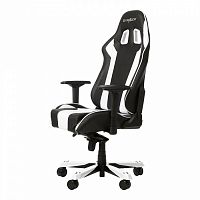 кресло геймерское dxracer king ks06 черно-белое в Белгороде