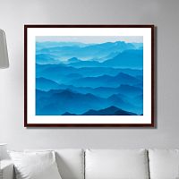 картина: mountain silhouettes in the brandenburg alps, austria в Белгороде