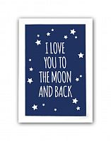 постер to the blue moon and back а3 в Белгороде