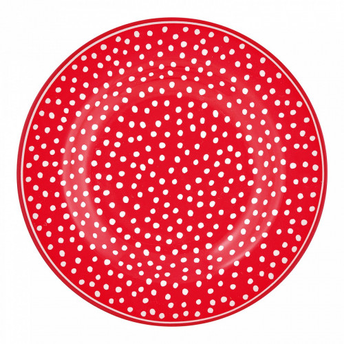 десертная тарелка dot red в Белгороде